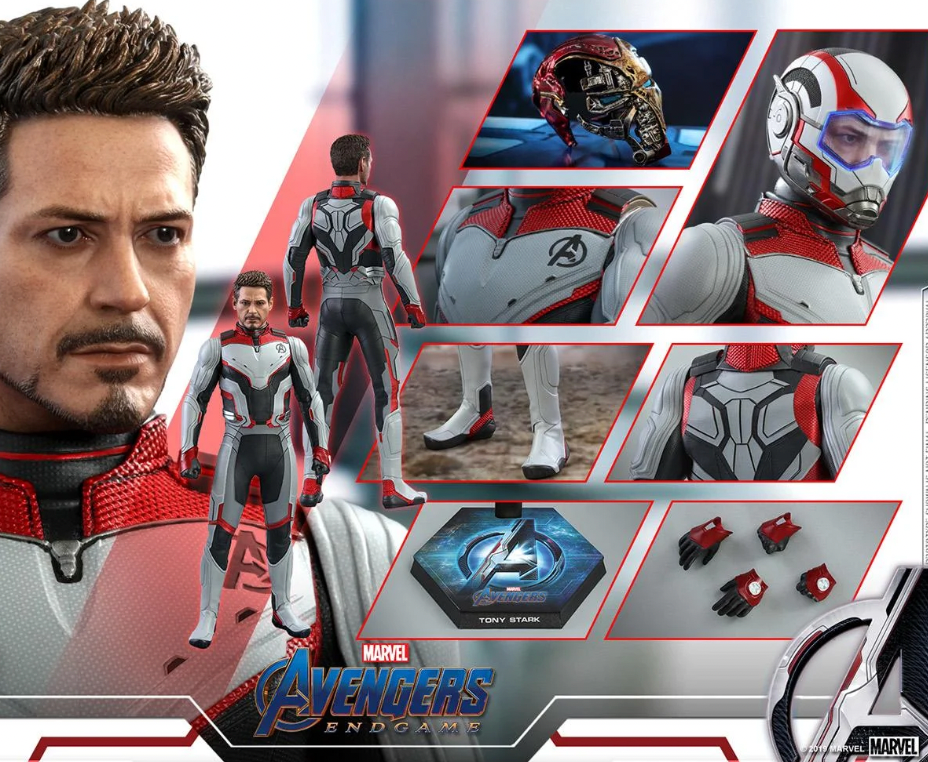 Tony Stark (Team/Quantum Suit) - Marvel Hot Toys Collectibles 1/6 Scale Action Figure