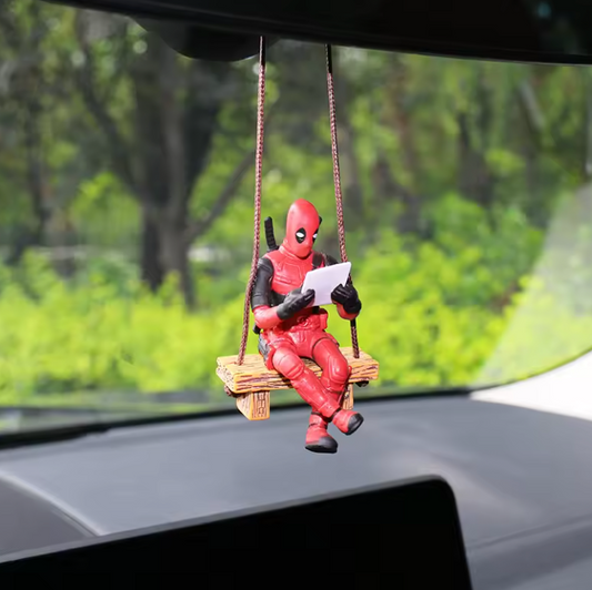 Car charm - Deadpool and groot