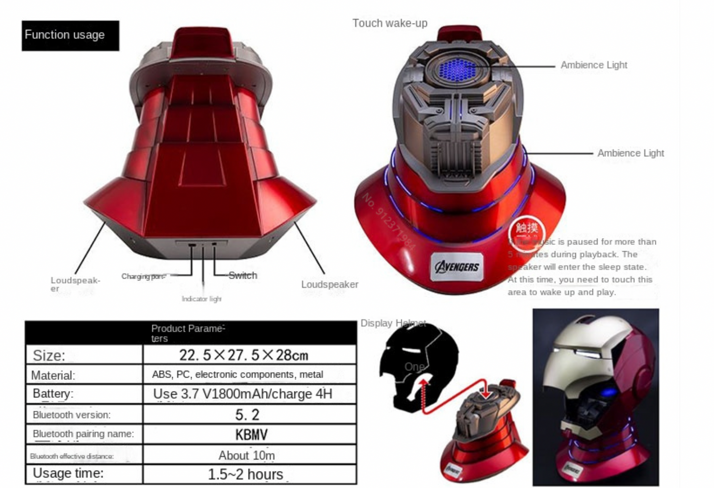 Iron man MK5 2.0 Base Stand